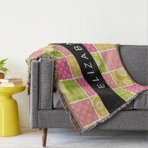 Zigzag, Chevron, Polka dots, Gingham, ditt namn