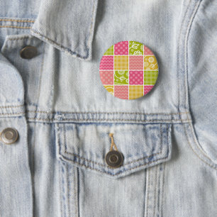 Zigzag, Chevron, Polka dots, Gingham, Patchwork Knapp