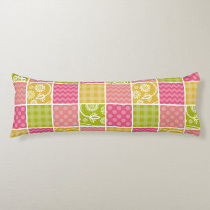 Zigzag, Chevron, Polka dots, Gingham, Patchwork Kroppskudde