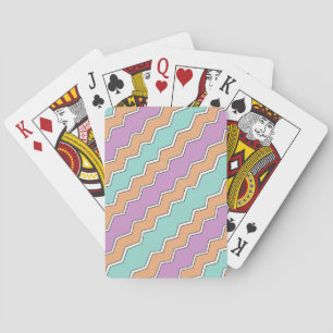ZigZag Geometric Mönster Casinokort