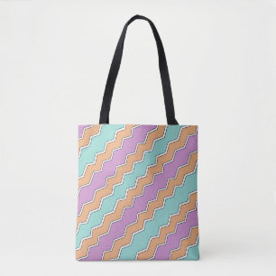 ZigZag Geometric Mönster Tygkasse