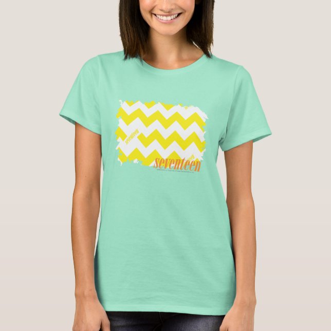 ZigZag Gult 2 T Shirt (Framsida)