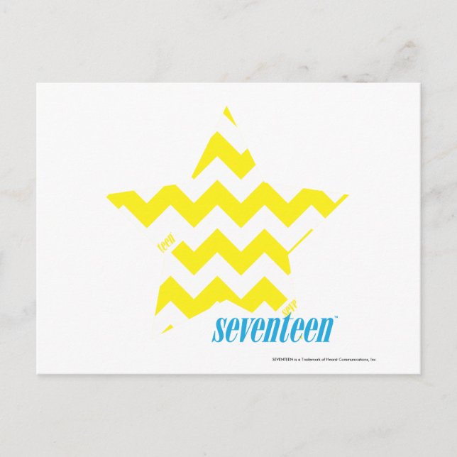 ZigZag-Gult 3 Vykort (Framsida)