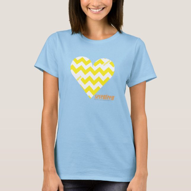 ZigZag-Gult 4 Tee (Framsida)
