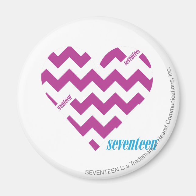 ZigZag Lila 2 Magnet (Framsidan)