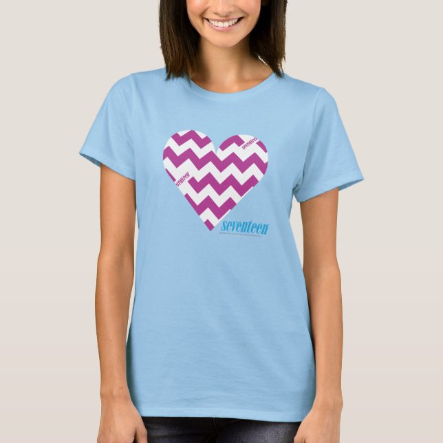 ZigZag Lila 2 T-shirt (Framsida)