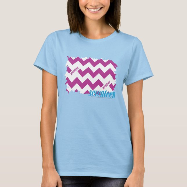 ZigZag Lila 3 Tee Shirt (Framsida)