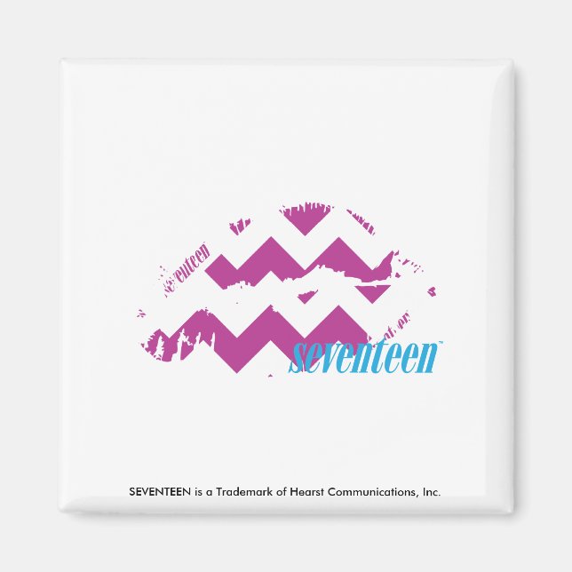 ZigZag-Lila Magnet (Framsidan)
