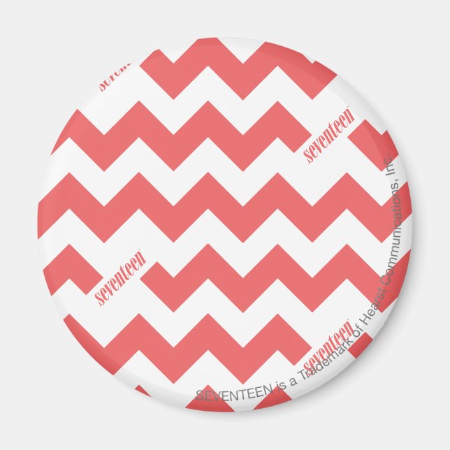 ZigZag LtPink Magnet (Framsidan)