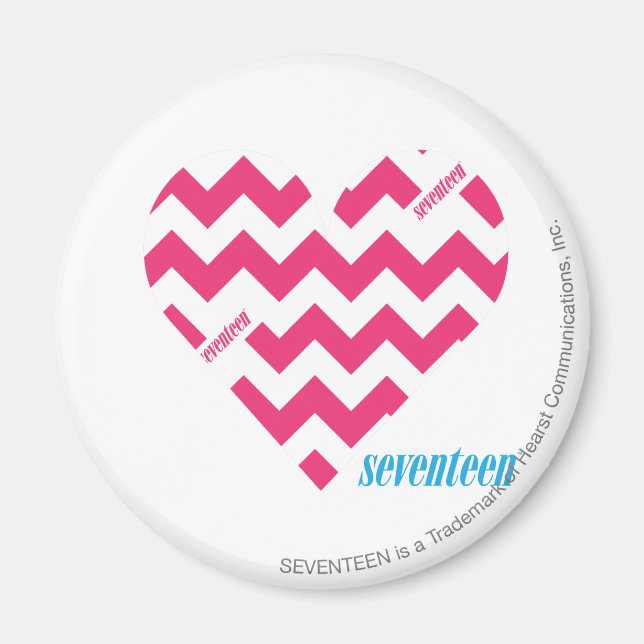 ZigZag-Magenta 3 Magnet (Framsidan)