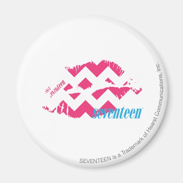 ZigZag-Magenta Magnet (Framsidan)