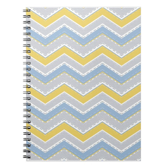Zigzag mönster anteckningsbok (Framsidan)