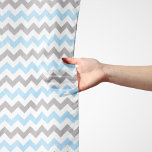 Zigzag Mönster, Chevron Mönster, Blue, Grått Sjal<br><div class="desc">Elegant,  snyggt och sofistikerad zigzag (chevron) mönster i blått,  grått och vitt färg. Modern gåva och trendig,  perfekt för Zigzag älskare i livet.</div>