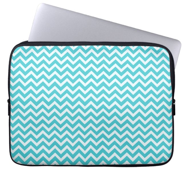 Zigzag Mönster Electronics Bag Laptop Sleeve (Framsidan)
