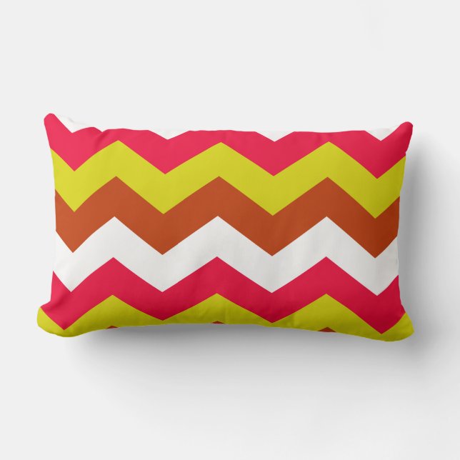 ZIGZAG MÖNSTER. LUMBARKUDDE (Framsida)