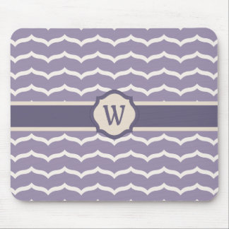 Zigzag Mousepad med blommor Musmatta