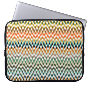 Zigzag Multicolor Mönster Laptop Fodral
