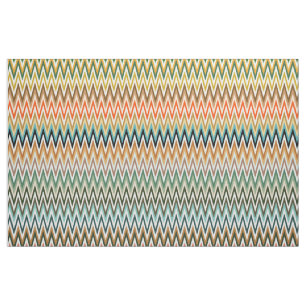 Zigzag Multicolor Mönster Tyg