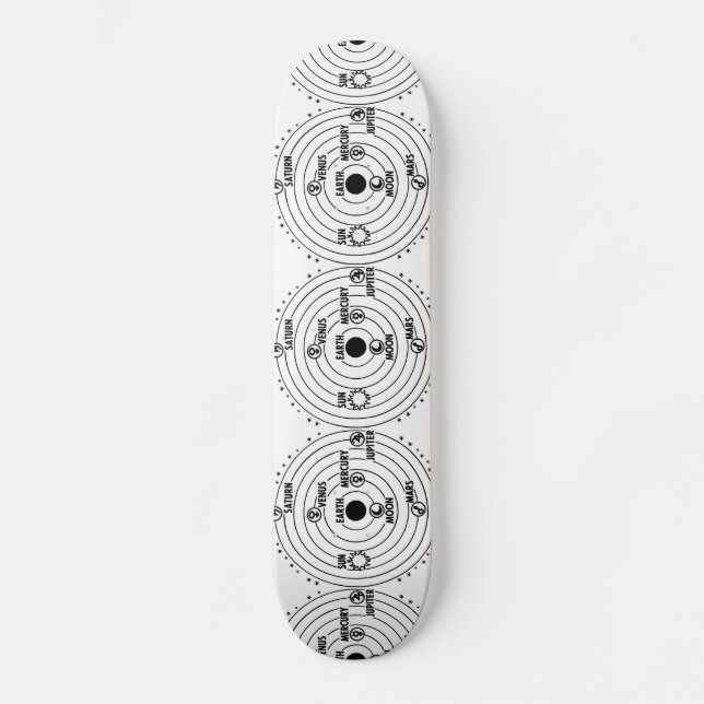 Zigzag Old School Skateboard Bräda 21,6 Cm (Framsida)