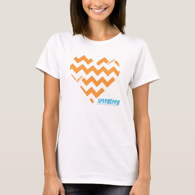 ZigZag Orange 2 Tee Shirt (Framsida)