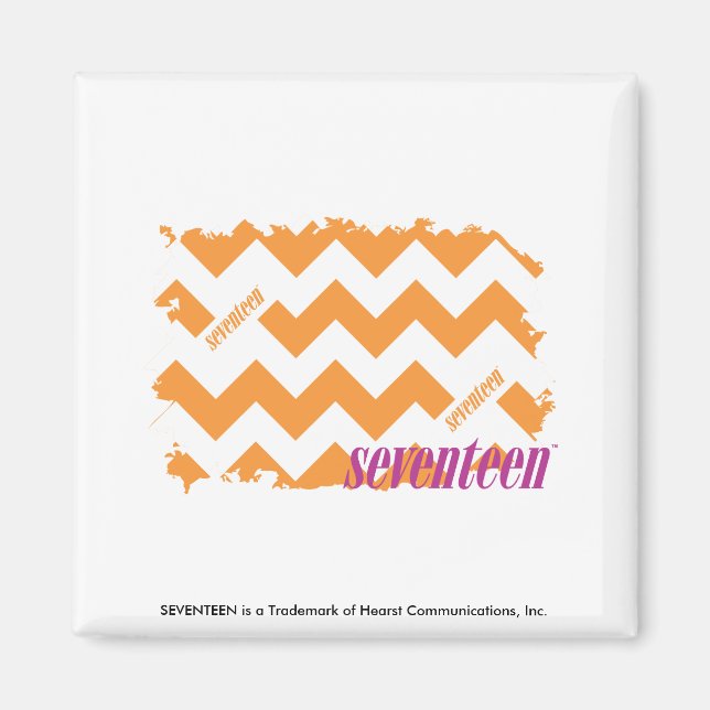 ZigZag-Orange 4 Magnet (Framsidan)