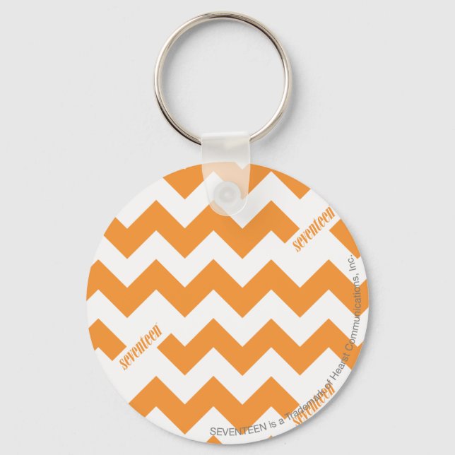 ZigZag-Orange Nyckelring (Framsida)