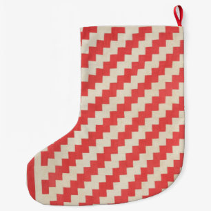 Zigzag Quilt Stor Julstrumpa