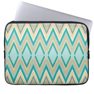zigzag-telefoner diagonal laptop sleeve