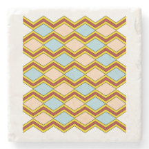 Zigzags och Diamonds Abstrakt Art