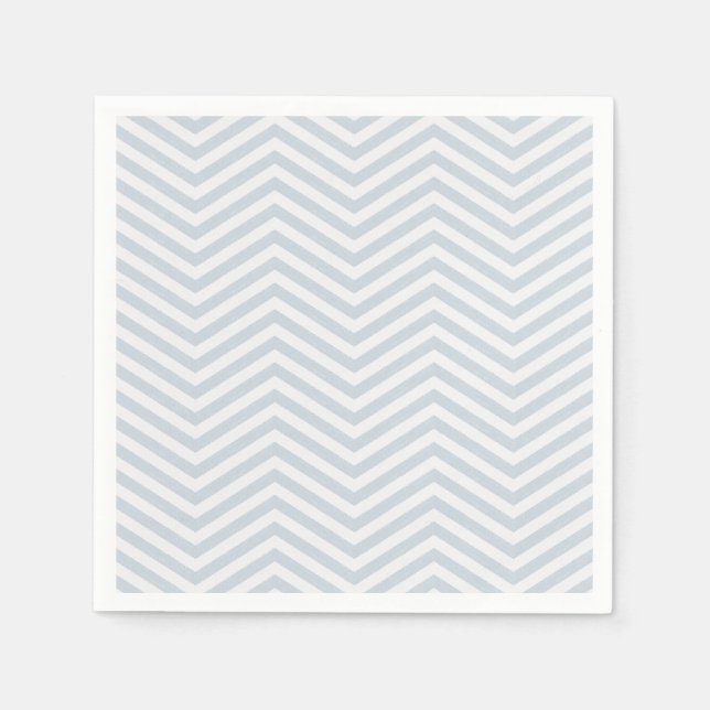 ZigZagZest Mist Blue Pappersservett (Framsidan)