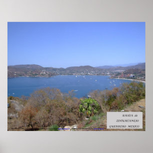 Zihuatanejo fjärd - affisch