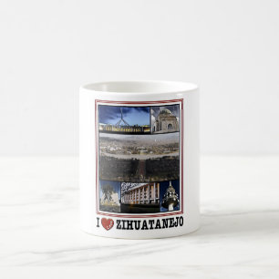 Zihuatanejo I Kärlek - Mexiko - Mosaic - Kaffemugg