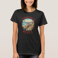 Zihuatanejo Mexiko Retro Distressed Circle