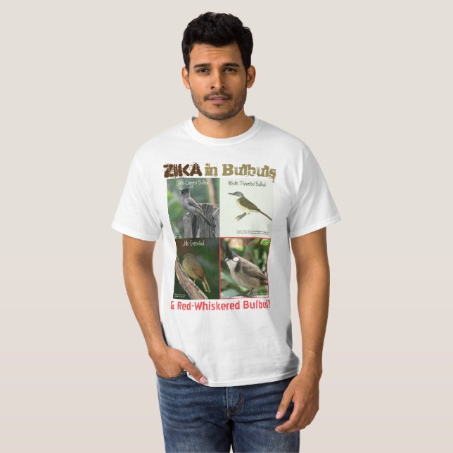 Zika i Bulbuls skjorta Tee Shirt (Hel framsida)