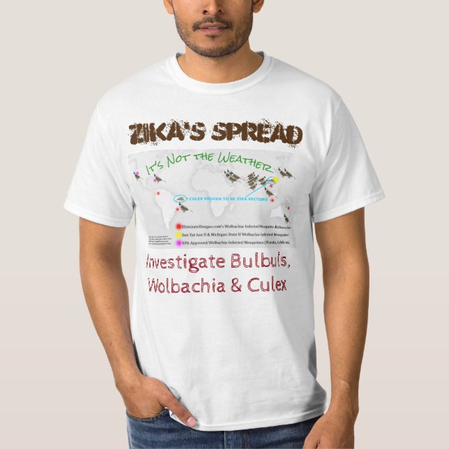 Zikas Spread Shirt by RoseWrites Tee Shirt (Framsida)