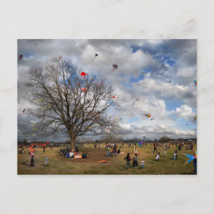 Zilker Park Kite Festival - Austin Texas Vykort