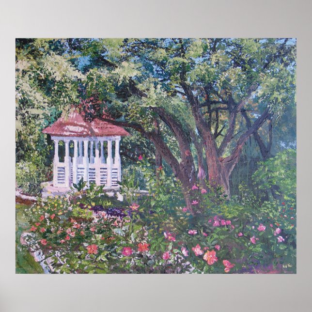 Zilker Park's Mabel Davis Ro Garden Poster (Framsidan)