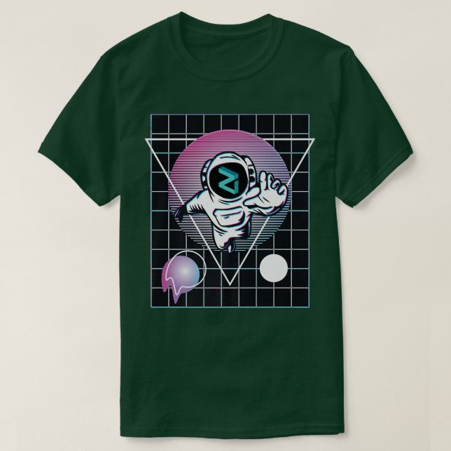 Zilliqa Astronaut Premium T-Shirt (Design framsida)