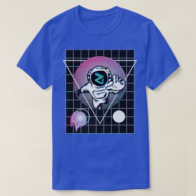 Zilliqa Astronaut T Shirt (Design framsida)