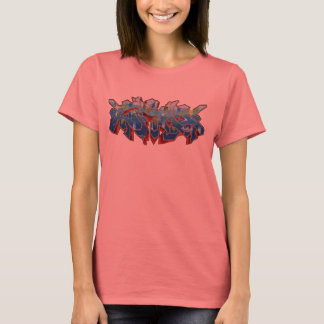 ZIMAD BLUE WILDSTYLE GRAFFITI SHIRT T