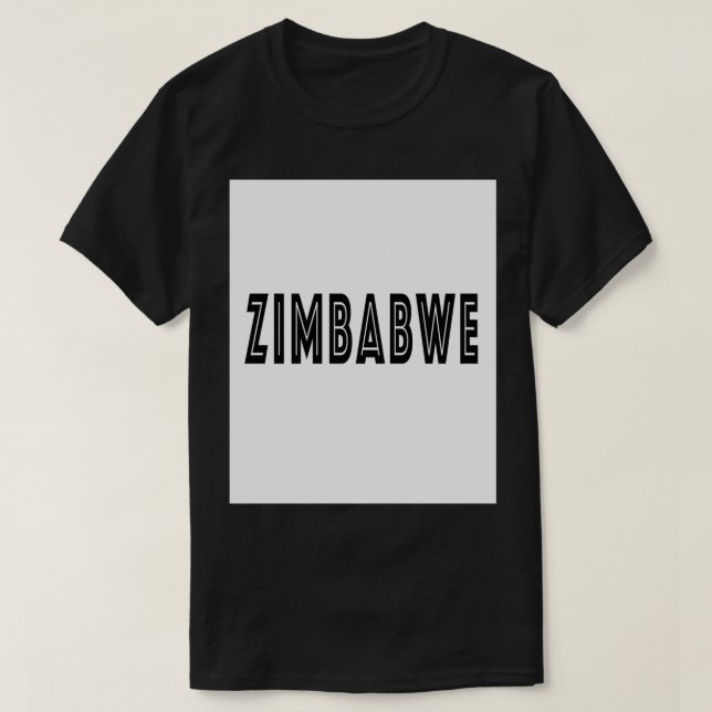 Zimbabwe 6 t shirt (Design framsida)