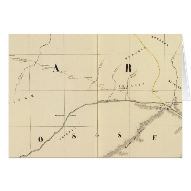 Zimbabwe, Afrika 46 Hälsningskort (Framsidan Horizontal)