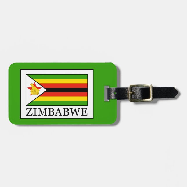 Zimbabwe Bagagebricka (Horisontell Framsida)