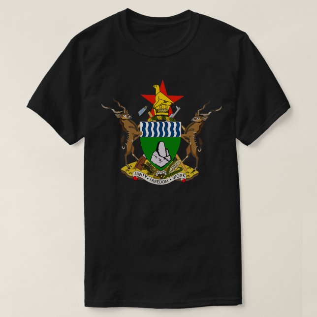 ZIMBABWE COAT OF ARMSTShirt T Shirt (Design framsida)