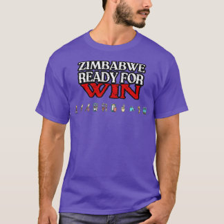 Zimbabwe Cricket Redo Dor Win T Shirt