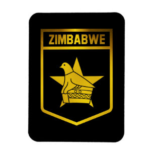 Zimbabwe Emblem Magnet