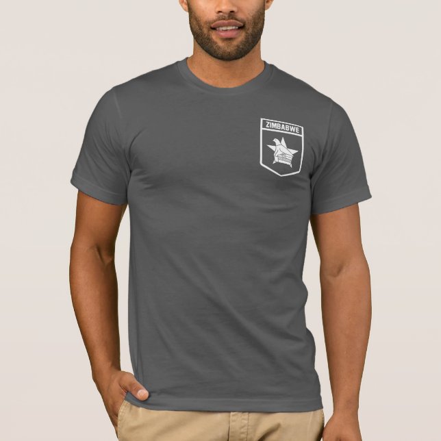 Zimbabwe Emblem Tee Shirt (Framsida)