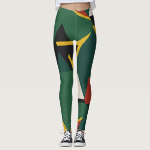 Zimbabwe färg leggings