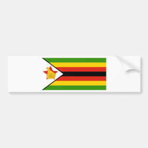 Zimbabwe flagga bildekal