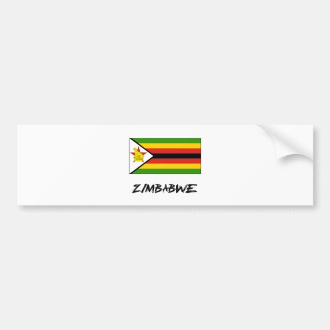 Zimbabwe flagga bildekal (Framsidan)